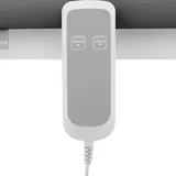 Physa Massageliege - Massagesessel, Massageliege elektrisch Massagebank Therapieliege Massagetisch 200kg Grau/Weiss