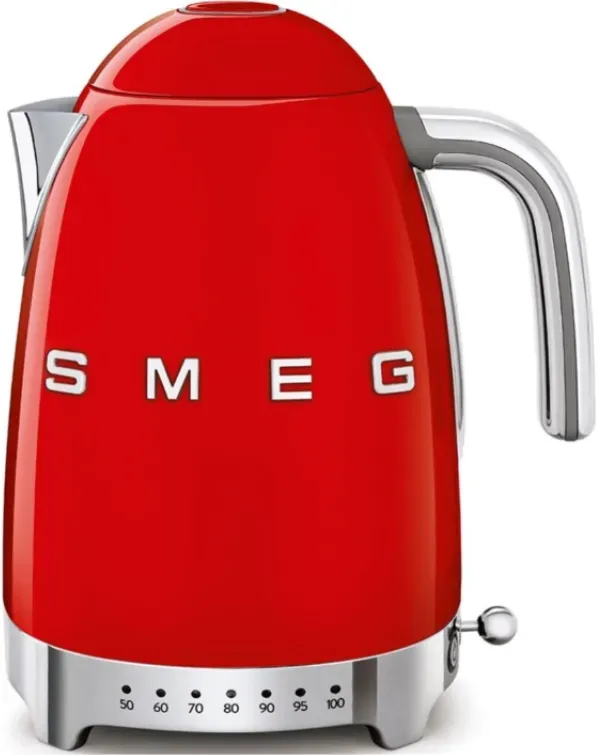SMEG 50er Jahre Retro-Stil Wasserkocher, Variable Temperaturen