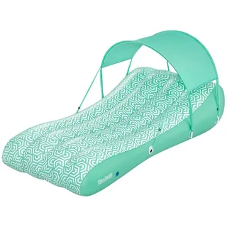 BESTWAY Schwimmliege 175 x 94 x 40 cm Comfy Chill mit Sonnenschutzdach