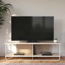 TV Board mit Ablage Skandi Design