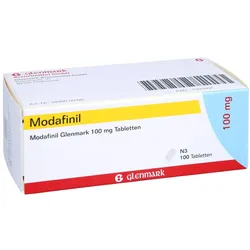 Modafinil Glenmark 100 mg Tabletten 100 St