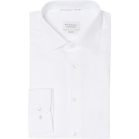 Eterna SLIM FIT Original Shirt in weiß unifarben, weiß, 40