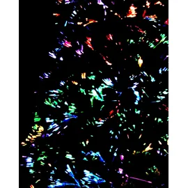 vidaXL Künstlicher Weihnachtsbaum mit Ständer Grün 150 cm Fiberoptik