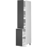 Vicco Apothekerschrank Fame-Line 30 x 58 x 207 cm Grau