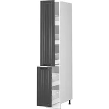 Vicco Apothekerschrank Fame-Line 30 x 58 x 207 cm Grau