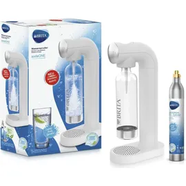 Brita SodaONE white + PET-Flasche + Zylinder