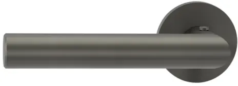 Griffwerk VAYA 128 LUCIA Drückergarnitur, Fast2Fix, Kaschmirgrau, smart2lock DIN L