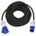 Max Hauri Ag - Max Hauri 162413 Strom Verlängerungskabel 16 A Blau, Schwarz 15.00 m H07RN-F 3G 1,5 mm2