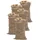 vidaXL Jutesäcke 5 Stk. 65x135 cm 100% Jute 220 g/m2