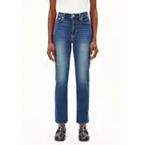 ARMEDANGELS Damen Slim Jeans Bio-Baumwoll Mix X-Stretch / blau (25-34)
