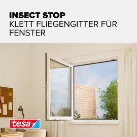Tesa Insektenschutzgitter Insect Stop Standard 100 x 100 cm Schwarz