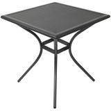 Expo-Bˆrse Streckmetall Garten Tisch 70 x 70 cm Bistrotisch Metall anthrazit