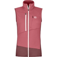 Ortovox Fleece Grid Vest Damen Outdoorweste-Pink-Rosa-M