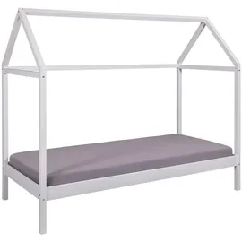 Interlink Hausbett Sun Road 90 x 200 cm Kiefer massiv lackiert weiß