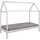 Interlink Hausbett Sun Road 90 x 200 cm Kiefer massiv lackiert weiß