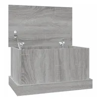 vidaXL Aufbewahrungsbox Truhe 50 x 30 x 28 cm 1-tlg. grau
