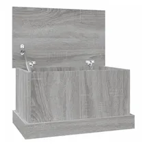 vidaXL Aufbewahrungsbox Truhe 50 x 30 x 28 cm 1-tlg. grau
