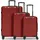 Redolz Essentials 18 Koffer-Set 3-tlg. rot