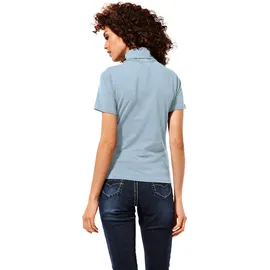 Heine Rollkragen-Shirt Kurzarm Blau 34