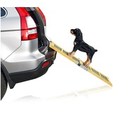 MuCoLa Hunderampe Hundetreppe Autorampe Einstiegshilfe Teleskop Rampe Auto Hunde