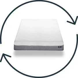 sleezzz Viskoelastik-Matratze Sleezzz Premium 120 x 200 cm, Höhe 20 cm, Härtegrad H2/H3, mit Wendegriffen + Sleezzz® Cool Kühl-Effekt Kissen gratis