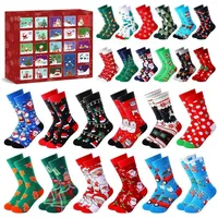 LuxusKollektion Adventskalender Adventskalender Socken 24 Paare 2025 Frauen Kuschelsocken E
