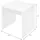 ML-Design Hocker Holz 40 x 36 x 41 cm Weiß