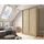 masseno Schwebetürenschrank SOFIA 120 x 216 x 61 cm Braun