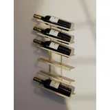 metallbude Weinregal Vinia Stahl Cashew