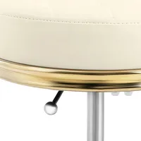 Physa Rollhocker mit Lehne - 51 - 66 cm