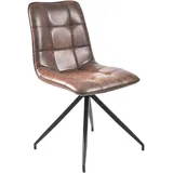 Livetastic Stuhl, Braun, Schwarz, Metall, Textil, 47x85x55.5 cm, Esszimmer, Stühle, Esszimmerstühle