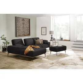 W.Schillig Polsterhocker run 75 x 46 x 60 cm Schwarz
