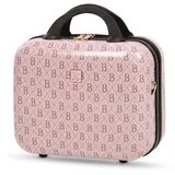 BERTOO Torino Kosmetikkoffer Rosa - Beauty Case 33x27x18 cm | Reise-Schminkkoffer mit Befestigungsriemen