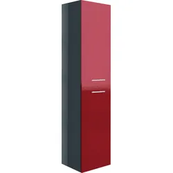 Hochschrank MARLIN "3040", rot, B:40cm H:178,7cm T:34,8cm, MDF, Schränke, Bad-Hochschrank, Breite 40 cm