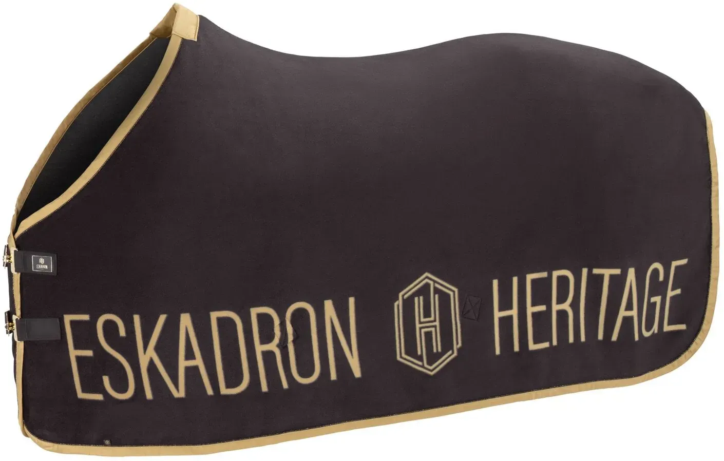 ESKADRON Heritage Abschwitzdecke Fleece black truffle 165 cm