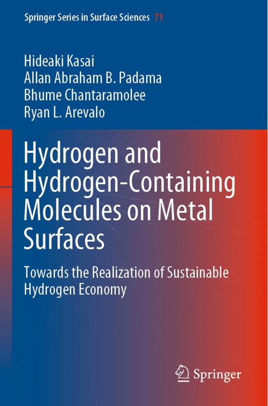 Hydrogen And Hydrogen-Containing Molecules On Metal Surfaces - Hideaki Kasai, Allan Abraham B. Padama, Bhume Chantaramolee, Ryan L. Arevalo, Kartonier
