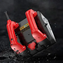 XIIW Betonfräse für Harten Oberflächen, 1600W Walzenfräse Sanierungsfräse Putzfräse Mauerfräse Betonschleifer Walzen Schleifer Fräsmaschine für Tile/ceramic, Zement, Lehmsand, Kalkstein, Glass