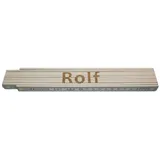 Heka Zollstock Rolf 2 m, weiß