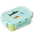 Rice Kleine Brotdose Wildlife Print, in mint