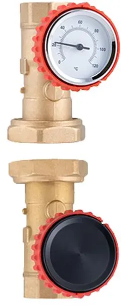 Barberi Kit 2 Kugelhähne mit Pumpenanschluss G 1 1/2 RN G 1'' IG-G 1 1/2'' ÜWM