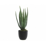 Decoris season decorations Kunstpflanze, Aloe Vera im Topf 35cm Kunststoff, Zimmerpflanzen Dekopflanzen Grünpflanzen künstlich