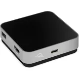 OWC USB-C Travel Dock - 5 Ports (USB-C, USB-C 100W, USB 3.2 Gen 1 3.1, Gen 1) Type-C Grau Sp