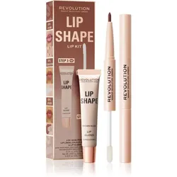 Makeup Revolution Lip Shape Kit Lippenset Farbton Brown Nude 1 St.