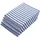 ZOLLNER Geschirrtuch Malmö 50 x 70 cm, 100% Baumwolle, weiß-blau, gestreift- 5 Stück
