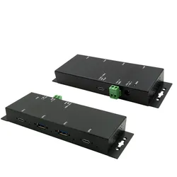 EXSYS EX-1234HMVS 4 Port USB 3.2 Gen2 Hub mit 2x USB-C und 2x USB-A Anschluss