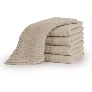 Laleni Spucktücher, Braun, Textil, Quadratisch, 70x70 cm, Pflegen, Babypflege