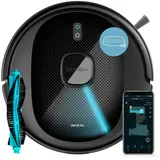 Cecotec Conga 7490 Immortal X-Treme Staubsaugerroboter mit Lasernavigation, 4-in-1-Reinigung: fegt, saugt, schrubbt und wischt, 2600 Pa, 120 Minuten Laufzeit, Multifunktionsbürste, 2 Mopas
