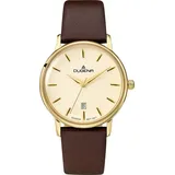 Dugena Damenuhr Trend Line Festa Femme 4460789 - Braun/Goldfarben