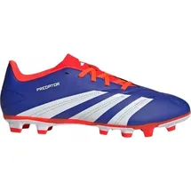 adidas Predator Club AG/FG Herren Lucid Blue/Cloud White/Solar Red 44