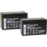 Quality Batteries Ersatzakku für APC Smart-UPS 750/ Pro 900 RBC123/ Markenakku mit VdS